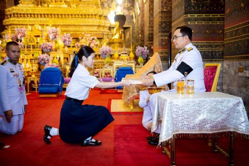 เข้ารับรางวัลที่ 3 การแข่งขันตอบปัญหาวิชาการ เนื่องในโอกาสวันกรมพระปรมานุชิตชิโนรส