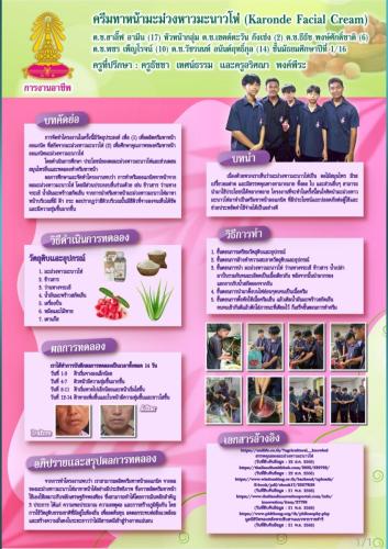 ครีมทาหน้ามะม่วงหาวมะนาวโห่ (Karonde Facial Cream)