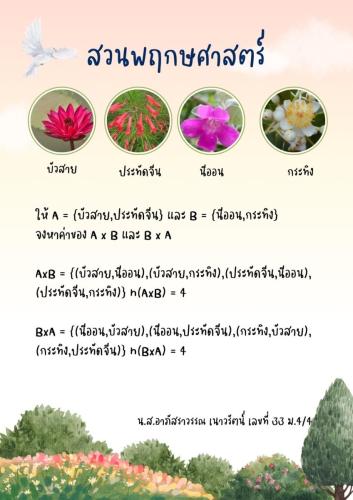 ใบงาน/แบบฝึกหัด มีความสามารถในการคิดคำนวณ